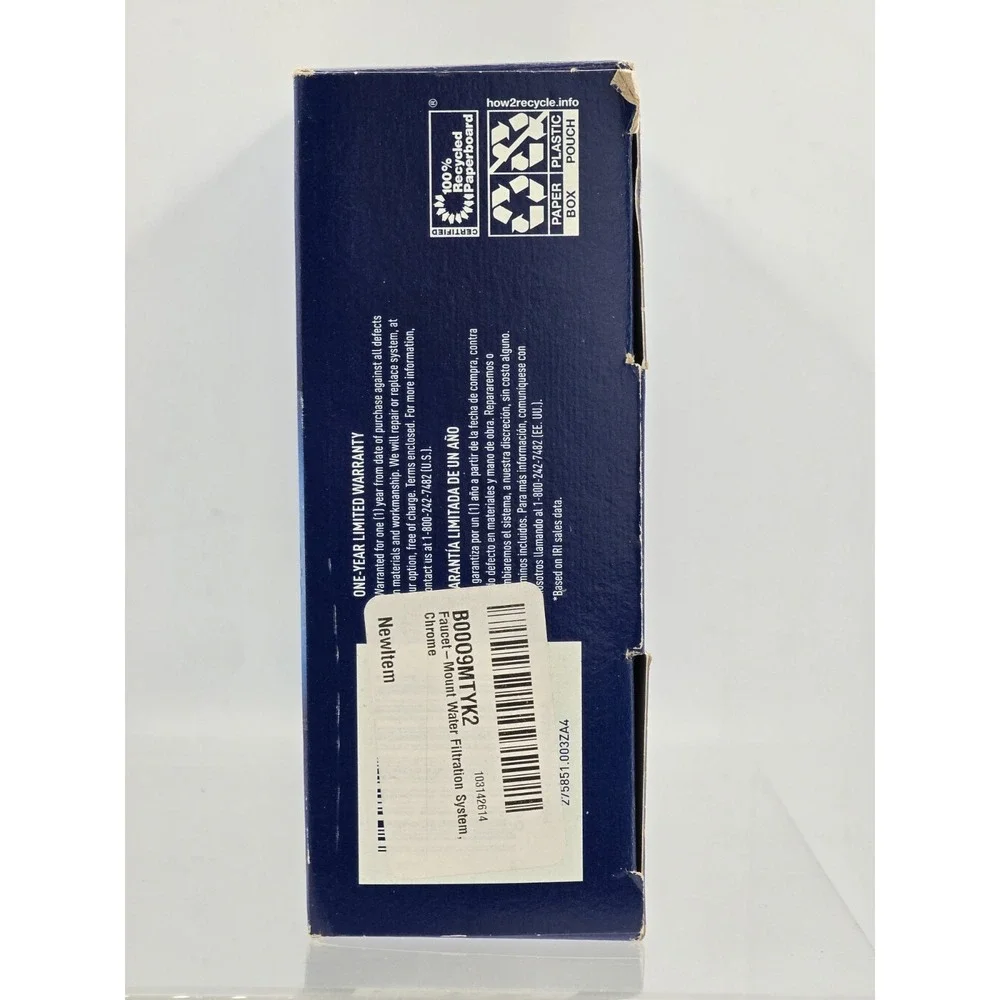 NEW Brita 35618 On Tap Faucet Mount 1 Liter Water Chrome‎ Filter System SAFF-100